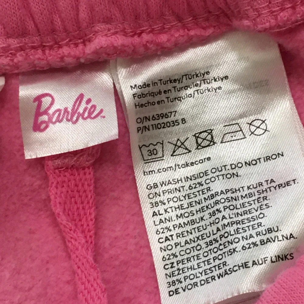 H&M 2-pc Barbie hoodie and jogger Sz 10